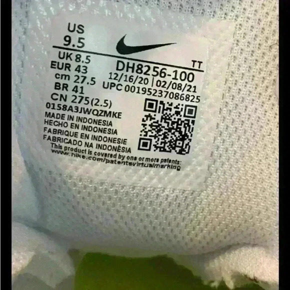 Air Max 95 Recraft GS Logos Pack Size 9.5 Nike Bright Neon Green 2021 - Picture 5 of 7